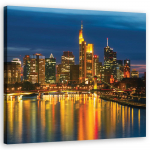 L&otilde;uenditr&uuml;kk New York City Skyline 30x30 oranž