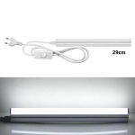 K&ouml;&ouml;gi LED-seinalamp 220v LED kapialune valgusti 6w 10w T5 alumiiniumist LED-valgustid koduvalgustuseks EU pistikuga 29cm valge