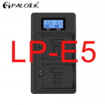 PALO Canoni kaameralaadija LP-E5 LP-E6 LP-E8 LP-E10 LP-E12 LP-E17 LP E5 E6 E8 E10 E12 E17 aku USB topelt nutikas Canoni laadija must