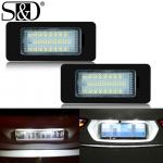 2 tk auto LED numbrim&auml;rgi valguse LED-litsentsi lamp VW Golf Canbus 2010-2021 OEM nr. 5N0943021 3AF943021A