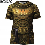 Keskaegsed armor T-s&auml;rgid Naljakad lahtised l&uuml;hikeste varrukatega topid Meeste suvine vabaaja &uuml;lisuure T-s&auml;rk 2023 Uus isikup&auml;ra Street Cool Tops M