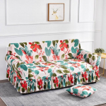 1 2 3 4-kohalised lilledega tr&uuml;kitud diivanikate, veniv spandex diivani seelikukatted Elastsed eemaldatavad diivanikatted elutuppa 1Pc 1-seat 90-140cmS