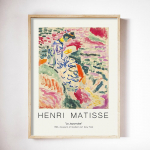 Vintage Henri Matisse Retro seinakunsti plakatid ja v&auml;ljatr&uuml;kid Abstraktsed l&otilde;uenditr&uuml;kid Vintage plakatid beežid seinapildid Kodukaunistus A4 21x30cm No Frame