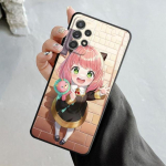&Uuml;mbris Samsung Galaxy A14 A73 A53 A71 A51 A31 A33 A22 A12 A21s A13 A32 A52 A72 A52 A23 Spy X Family roosa naeratusega Anya Damian Samsung A73 5G