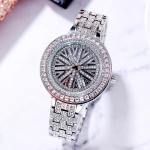 Casual Business Full Diamond Fashion Creative Quartz Naiste k&auml;ekell