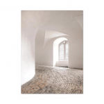 Moodne abstraktne neutraalne arhitektuur plakat trepid nurgal&otilde;uend maaligalerii seinakunsti pildid minimalistlik Boho kodukaunistus 21x30 No Frame