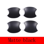For Toyota Tundra 2022 2023 ABS Carbon fibre Car Outer Door Handle Bowl Cover Trim Protector Frame Sticker Exterior must