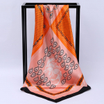 Kvaliteetsed luksuslikud siidist sallid peapael Sallid kaelasall naistele kett siidist sall naiste dekoratiivne sall 90*90cm