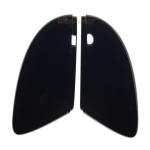 Side Mirror Caps for VW Passat B7 CC Scirocco MK3 For Jetta MK6 Beetle A5 6 Replacement covers glossy black gray