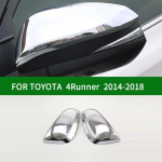 For TOYOTA 4Runner Pro Off TRD Road Premium 2014-2018 Rearview mirror cover trim,  chrome silver Side Turn Signal Mirror