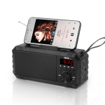 FM-raadio Bluetooth 5.0 k&otilde;lar kaasaskantav miniraadio eakatele HiFi TF/USB MP3-m&auml;ngija toetab salvestamist k&otilde;rvaklapid Esita punane