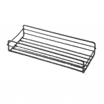 Kiikumisvastane nurgataoline du&scaron;ikabiini korvi riiul 2 konksuga, puurimata, j&auml;ljetult tugev rectangle must