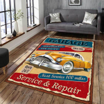 Retro klassikaline mootorrattaplakat 3D-printimine vaip Kodu Elutuba Magamistoa Vaip Kodukaunistus Libisemisvastane P&otilde;randamatt Uksematt 160cm x 200cm