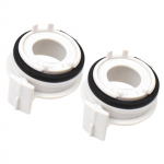 2 tk H7 auto LED esitule pirnide hoidiku aluse hoidiku adapter BMW E46 E65 E90 3 seeria 325ci 325i 330ci 330i M3 328Ci jaoks valge