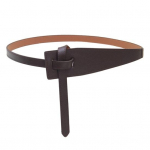 Korea stiilis lihtne naiste kunstnahast rihm, ebakorrap&auml;rase kujuga reguleeritav s&otilde;lm, pikk v&ouml;&ouml;koht, &uuml;likond, mantel, korsett v&ouml;&ouml;, moetarvikud kohv