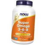 Omega 3 6 9, Super Omega 3-6-9, Now Foods 90 geelkapslit (67128023) 180softgels