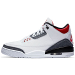 Air Jordan 3 Retro Denim SE Fire Red Unisex tossud Valge Must CZ6431-100 47.5