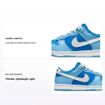 Nike Dunk Low Retro QS PS Argon 2022 laste tossud - sinine/valge DV2635-400 28