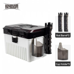 Kingdom Fishing t&ouml;&ouml;riistakast 38 * 27 * 27 cm kalastustarvete kasti landikarpide hoiukoht