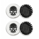 4tk Skull Chrome Car Wheel rummu korgi embleem 66mm Chevrolet 2019-2021 Blazer 2016-2021 Camaro 2015-2021 Colorado 2009-2021 Traverse Corvette jaoks 4pcs/set