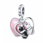 Sobivad k&auml;ev&otilde;rud 925 sterlingh&otilde;bedane v&auml;rvilised amuletid, helmed, liblikas, mesilane, lill, rippuv ehete kinkide tegemiseks