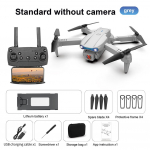 2023. aasta NWE K3 RC drooniga 4K HD aerofotograafia &uuml;he/kahe kaameraga Wi-Fi FPV takistuste v&auml;ltimise gravitatsioonituvastusega neljakopteriga kokkupandav lennuk NO camera 1 battery oranž