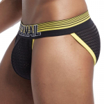 Alusp&uuml;ksid JOCKMAIL Brand Fashion Seksikas meeste aluspesu v&otilde;rgust hingav madala v&ouml;&ouml;kohaga k&otilde;rge l&otilde;hikuga suur munandikoti kott Spordi alusp&uuml;ksid M kollane