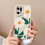 OPPO Narzo 30 50A Prime 50i Neo 9 K9X K10 Pro &uuml;mbrise tagakaas Avokaado lilledega telefonikotid Vedel pehme silikoon Matt p&otilde;rutuskindel OPPO kaitseraua jaoks OPPO K3