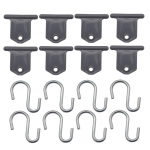 Matkaauto varikatuse konksud tulede jaoks Matkavarjude tarvikute riidepuud Haagissuvilate peovalgustid 8tk mitmev&auml;rviline