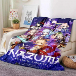 Seiklusm&auml;ng Genshin Impact 3D printimine tekk voodi flanell tekk voodipesu pehme ja mugav Viska tekk 75x100cm