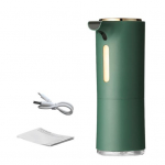 Automaatne seebidosaator koos anduriga, suure mahutavusega USB-taaslaetav intelligentne induktsioonvahutav k&auml;teseebi dosaator A valge