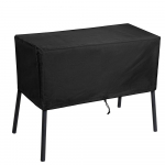 Must h&otilde;bedane terrassi kate p&otilde;leti kaanega pliidi veekindel kate 34,5 x 16 x 16 tolli must