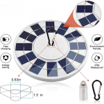 P&auml;ikeseenergia lipuvarda tuled 128LED v&auml;limatkavalgustid valge