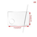 Akr&uuml;&uuml;lpalett Spatula Rod Gel Foundation lauv&auml;rvi segav kreem pigmendid roostevaba kosmeetiline meik Nail Art manik&uuml;&uuml;ri t&ouml;&ouml;riistakomplekt