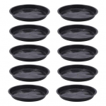 10 tk 10 suurust plastikust &uuml;mara kujuga koduaia lillepottide istutusalused taldrikud 11.5cm x 11.5cm x 1.6cm