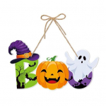 &Otilde;nnelik Halloweeni uksesilt &Otilde;udne k&otilde;rvitsa kummitus nahkhiirte luustik siseruumides, v&auml;lisukse seinal rippuv kaunistus Tere tulemast ukseplaat Kodu peotarbed B