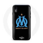 Marseille ol&uuml;mpia jalgpalli iPhone XS &uuml;mbris sinine