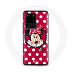 &Uuml;mbris Samsung Galaxy S20 Ultra Minnie Mouse Cartoon Red jaoks