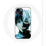 Coque pour Iphone 14 Plus Tokyo Ghoul Visage Moiti&eacute; - Maniacase