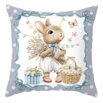 Lihav&otilde;ttej&auml;nku kevadine padjakate Padjap&uuml;&uuml;r Dekoratsioon Pehme kulumiskindel, pleekimatu kandiline padjakate Magamistoa padjaliip B