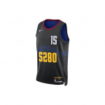 Nike Nikola Jokić Denver Nuggets City Edition Digitr&uuml;kiga Korvpallivorm 2023/24 Meeste &Uuml;laosad Must DX8500-011 S