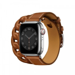 Gourmette Double Tour Apple Watchi rihm 40 mm 41 mm 38 mm 44 mm 45 mm 42 mm ehtsast nahast k&auml;ev&otilde;ru iWatch seeria 7 6 5 3 se rihm 42mm 44mm 45mm