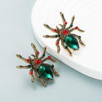 Naistele m&otilde;eldud naljakad k&otilde;rvar&otilde;ngad titaanterasest sulamist ripatsk&otilde;rvar&otilde;ngad akr&uuml;&uuml;list v&auml;rvilised kristall-&auml;mbliku geomeetrilised k&otilde;rvakaunistused OneSize roheline