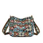 Ema kott Eakate mitmetaskuline kott Naiste crossbody kott Tr&uuml;kiga &otilde;lakott Suure mahutavusega ostukott pruun