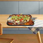 Grillpann K&ouml;&ouml;git&ouml;&ouml;riist R&ouml;stimine Kaasaskantav, kergesti puhastatav grillitud praadplaat malmist k&uuml;psetusplaat