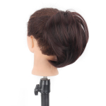 Hair Bun Hobuse Bun Juuksepikendused Sirge s&uuml;nteetiline Juuste T&auml;is l&uuml;hike hobusesaba Bun Juuksepikendused Naistele Juuste aksessuaarid 20cm