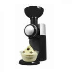 Majapidamises kasutatav puuviljaj&auml;&auml;tisemasin K&auml;sitsi valmistatud omatehtud j&auml;&auml;tisemasina mikser must