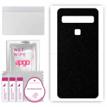 apgo Protective Skin Sticker for the back compatible with TCL 10L, Wrap Film, Foil, Vinyl - Pattern Matte Black