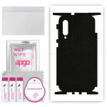 apgo Protective Skin Sticker for the back+sides compatible with Xiaomi Mi 9 Pro, Full Wrap Film, Foil, Vinyl - Pattern Matrix