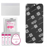 apgo MATTE Hybrid protective glass compatible with Wiko T10, flexible nano glass, great replacement for tempered glass, scratch-resistant, full glue